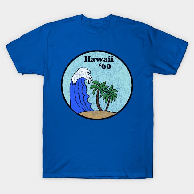 Vintage 1960 Hawaii Design T-Shirt by Eric03091978